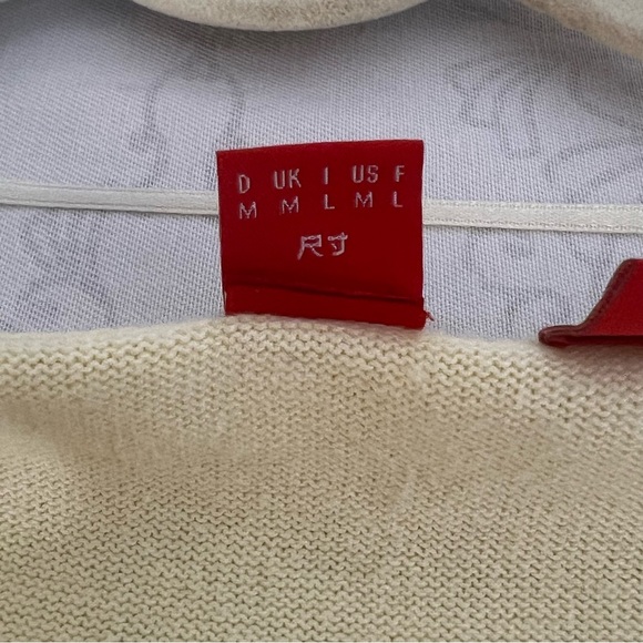 ESPRIT Y2K Schoolboy Preppy Argyle Sweater Long Vest With Snaps Size Medium - Picture 9 of 13